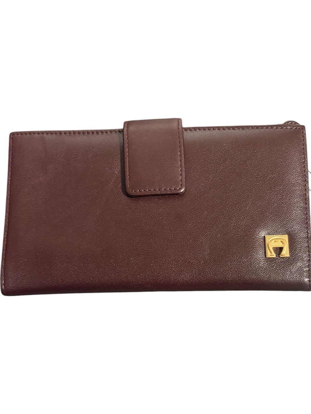 NWT Etienne Aigner Brown Wallet   Multiple Card Slots Vintage Smooth Leather